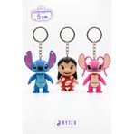 BytexStore Stitch 3’lü Anahtarlık Seti – Stitch, Angel ve Lilo Çanta Süsü Charm