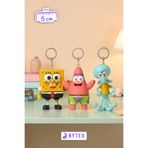 BytexStore Sünger Bob 3'lü Anahtarlık Seti - Sünger Bob, Patrick ve Squidward Çanta Süsü Charm
