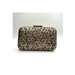 ByTooche Pan Altın Kutu Kasa Askılı Kadın Abiye Çanta, Portföy ,Gold Clutch Çanta