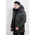 ByTrend Bill Içi Kürklü Kapşonlu Mont & Kaban