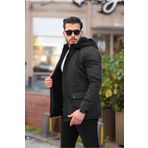 ByTrend İçi Kürklü Torba Cepli Su Geçirmez Mont/Kaban PLDP 2960_