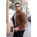 ByTrend Kolej Yaka Bel Lastikli Süet Mevsimlik Mont BL 1711_ 60287-1