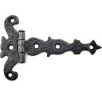 BYZM Antika Tarz Dekoratif Pirinç Kuyruklu Kelebek Menteşe - 63X100 Mm, Oksit