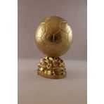 BZ TEKNOLOJİ 3D Fıfa Ballon D'or Maketi Orjinal Gold 20 Cm