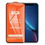 Bzontech Apple iPhone XR ile Uyumlu Ekran Koruyucu 21D Tam Kaplayan