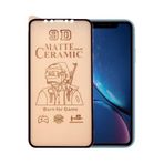 Bzontech Apple iPhone XR ile Uyumlu Ekran Koruyucu 9D Mat Seramik Nano