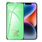 Bzontech iPhone 14 Plus ile Uyumlu Ekran Koruyucu 9D Seramik Nano Tam Kaplayan Kırılmaz Cam Kavisli