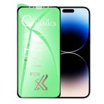 Bzontech iPhone 14 Pro ile Uyumlu Ekran Koruyucu 9D Seramik Nano Tam Kaplayan Kavisli