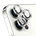 Bzontech iPhone 15 Pro / 15 Pro Max ile Uyumlu Mercek Lens Kamera Koruyucu SİLVER
