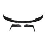 Bzt Bmw 3 Seri- F30- 12/18; Karlık (Ön Tampon Altı) Spoiler Set (3 Parça) (Piano Siyah) A51192350713S1 - BZT-2009-2040C