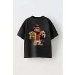 c.c.l. coccolin kids baby clup Çocuk Oversize ASLAN GS Baskılı Tişört T-Shirt