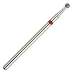 C & I Elmas Tırnak Matkap Ucu, Top Şekilli Kafa E-Dosya, Profesyonel Tırnak Teli Temiz Matkap Ucu, Geliştirilmiş Elmas Tozu artı Tungsten Karbür Şaft 3/32" (2,35 mm) (2,3 mm, İnce -F)