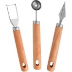 C Karpuz Dondurma Kazma Topu Kepçe Kaşık Artefakt Paslanmaz Çelik Meyve Oyma Kesme Bıçağı Kesici Alet Mutfak Gereçleri (Yurt Dışından) - Cherry Pitters - Renkli