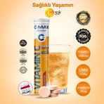 C-MAX C Vitamini + Çinko + Vitamin D3 Efervesan Tablet