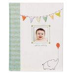 C.R. Gibson 'Hello World' İlk 5 Yıl Bebek Anı Defteri, Fil Desenli, Unisex