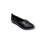C-Shoes 3077-26 Cilt Taşlı Elips Toka Anatomik Kadın Babet