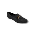 C-Shoes 3160-25 Triko G Elips Taşlı Toka Kadın Babet