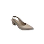 C-Shoes CV110-25 Cilt Sivri Burun Kalın Topuk Arkası Açık Kadın Ayakkabı 41-42