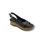 C-Shoes KA06-25 Deri Anatomik Dolgu Topuk Kadın Sandalet