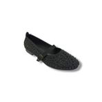 C-Shoes SG3170-26 Triko Kemerli Full Taşlı Kadın Babet