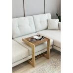 C Tipi Ergonomik Koltuk Kenarı Laptop & Kahve Sehpası - Servis Sehpası