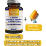 C Vitamini Kapsül,(Turunç ve Kuşburnu Ekstreleri) - Sabunluk Hediyemiz 2038-04
