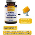 C Vitamini Kapsül,(Turunç ve Kuşburnu Ekstreleri) - Sabunluk Hediyemiz 2038-07