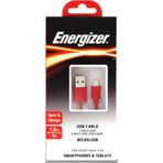 C12Ubmcgrd4 1.2 Metre Flat Micro Kırmızı Usb Kablosu