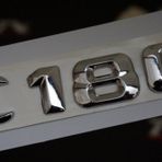 C180 Bagaj Krom Metal 3M 3D Yazı Logo