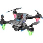 C19S Drone 360 Derece Engel Kaçınma Karbon Fiber Drone Wifili 1080P Çözünürlüklü - Siyah