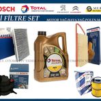 C2 1.4 HDI Filtre Bakım Seti + Motor Yağı (2004-2008)