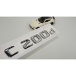 C200d Bagaj Krom Metal 3m 3d Yazı Logo