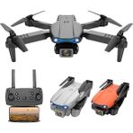 C5 Drone Kameralı Katlanabilir Quadcopter | Hd Çift Kamera, Sensörlü, Uzaktan Kumandalı - Siyah