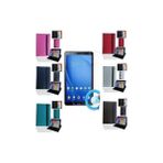 C5 Mobile Noa Tab 10.1" Tablet Uyumlu Standlı Tablet Kılıfı + Nano Ekran Koruyucu - Pembe