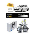 C6 Led Peugeot 206 Uzun Far Kısa Far Led Xenon Şimşek Etkili 2003 Ve Üzeri