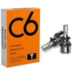 C6 Led Xenon 2 Adet 9006 Led Xenon 46w 8600lm 6500k Far Ampülü Seri =t-t-xen