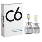 C6 Led Zenon H11 Led Xenon 48 Watt 10800lm 6000k Far Ampülü Led Işık Beyaz Renk Işık