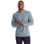 C9 Champion Erkek Uzun Kollu Tech Tişört, Jetson Blue Heather, XXL