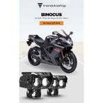 C9 E-Mark Onaylı Binocus Çift Renkli Universal Motosiklet Sis Farı Mini Spot Lens Led Far Uyumlu