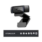 C920 Hd Pro Web Kamerası, 1080P/30 Fps Çözünürlük, Rightlight 2 ile Otomatik Işık Düzeltme, Çift Mikrofonlu Ses, Siyah