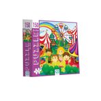 CA Games 150 Parça Canlı Desenli 34x24cm Çocuk Puzzle Yapboz Serisi (Lunapark)