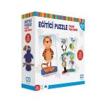 Ca Games 5028 Neşeli Hayvanlar Eğitici Puzzle