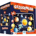 CA Games 50x70 cm Gezegenler Yer Puzzle