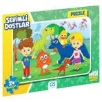 Ca Games 5121 24 Parça Sevimli Dostlar Frame Puzzle