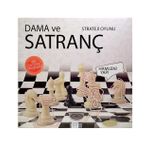 CA Games 5188Plastik Kutulu Dama ve Satranç