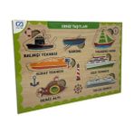 Ca Games Ahşap Puzzle Deniz Taşıtları 19X29