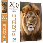 Ca Games Aslan 200 Parça 2,2mm Kalınlık 34X48CM Profesyonel Hobi Puzzle Yapboz Serisi