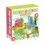CA Games Hayvanlar Alemi Eğitici Bul Tak 36 Parça CA5146 Puzzle
