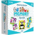 Ca Games Hayvanlar Temalı 48 Kartlı Eğitici Memory Çocuk Eşleştirme Hafıza Oyun Kartları