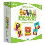 CA GAMES Memory Eşleştirme Kartları Meyveler Sebzeler